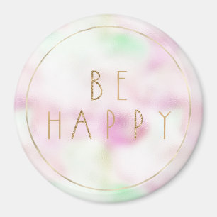 Aimant Parties scintillant Glam Or Soyez Happy Mint Pink 