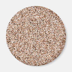 Aimant Parties scintillant Gold Faux rose