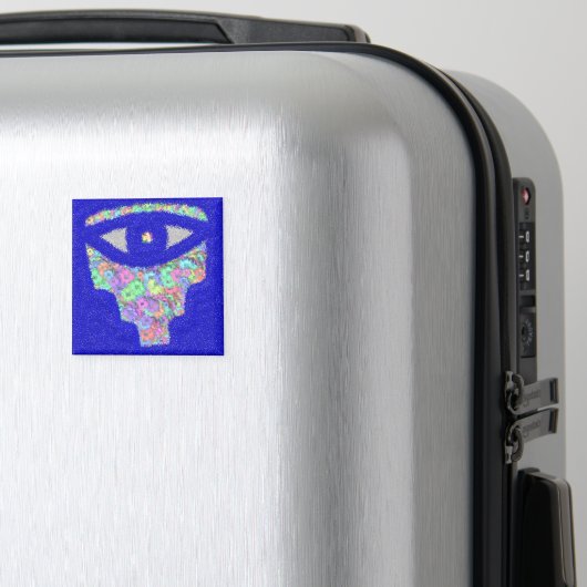 Aimant Parties scintillant hamsa florale (In Situ (Bagages))