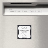 Aimant Parties scintillant Noire Infinity Argent Enregist (In Situ (Lave-vaisselle))