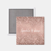 Aimant Parties scintillant or Rose Glam (Recto/Verso)