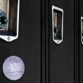 Aimant Parties scintillant pourpre de séchage | Sweet six