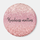 Aimant Parties scintillant rose Ombre (Devant)