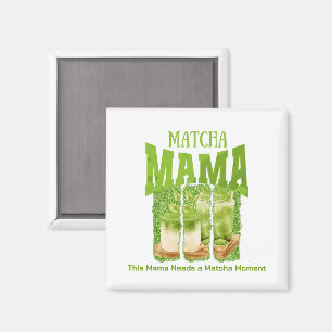 Aimant PARTIES SCINTILLANT verte MATCHA MAMA Brise de pin