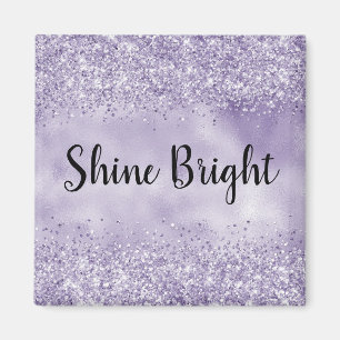 Aimant Parties scintillant violette brillante
