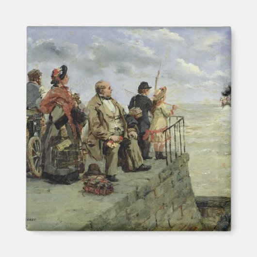 Aimant Partir pour Jersey (Devant)