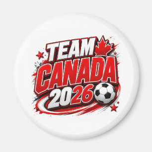 Aimant Partisan de l'équipe Canada 2026 de soccer Canad