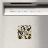 Aimant Partition et instruments Black/Gold ID481 (In Situ (Lave-vaisselle))