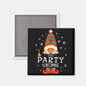 Aimant Party Gnome Xmas Group Family Matching Christmas H (Recto/Verso)