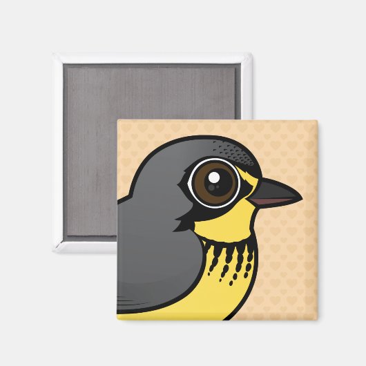 Aimant Paruline du Canada Birdorée (Recto/Verso)