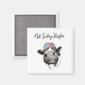 Aimant Pas aujourd'hui Heifer (Recto/Verso)