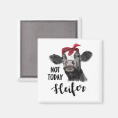 Aimant pas aujourd'hui heifer (Recto/Verso)