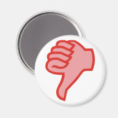 Aimant Pas d'accord (Recto/Verso)