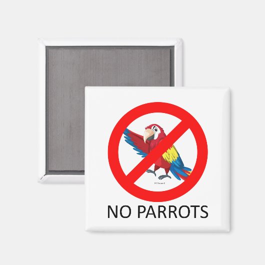 Aimant PAS D'Aimant frigorifique À PARTICULIERS (Recto/Verso)
