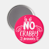 Aimant Pas d'attitude de crabby Stateroom Porte Marker Cr (Recto/Verso)