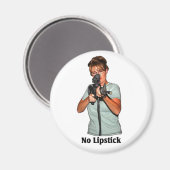 Aimant Pas de bâton à lèvres (Recto/Verso)