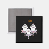 Aimant Pas De Boo-rée Danse De Ballet Éffrayant Ghost Hal (Recto/Verso)