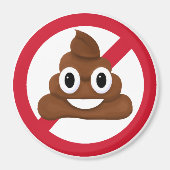 Aimant Pas de caca (Devant)