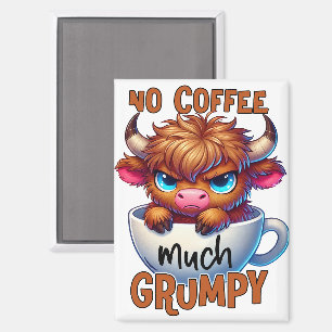 Aimant Pas de café beaucoup grincheux