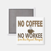 Aimant Pas de café Pas de médecin (Recto/Verso)