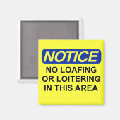 Aimant Pas de chargement ou de location dans cette zone (Recto/Verso)