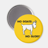 Aimant Pas de chèvres Pas de gloire (Recto/Verso)