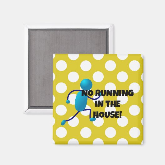 Aimant Pas de course à la Maison (Recto/Verso)