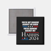 Aimant Pas de course contre Joe Biden - Kamala Harris Deb (Recto/Verso)