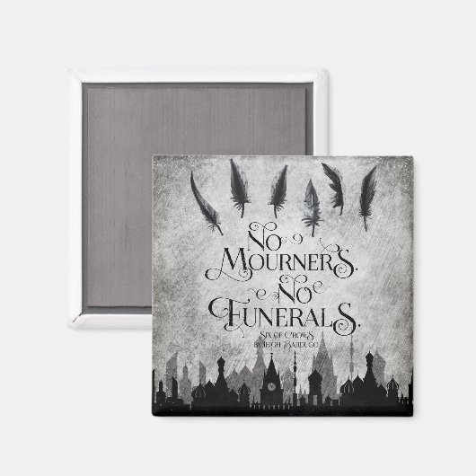 Aimant Pas de deuil Pas d'aimant funéraire (Recto/Verso)