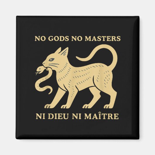 Aimant Pas de dieux pas de maîtres (Devant)