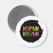 Aimant Pas de douleur ni gain (Recto/Verso)