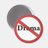 Aimant Pas de drame autorisé ! (Recto/Verso)