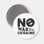 Aimant Pas De Guerre En Ukraine (Recto/Verso)