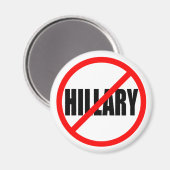 AIMANT "PAS DE HILLARY" (Recto/Verso)