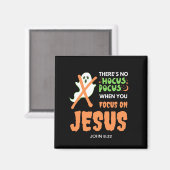 Aimant PAS DE HOCUS POCUS Christian Halloween (Recto/Verso)