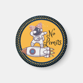 Aimant Pas De Limites Bébé Fille Douche Invitation