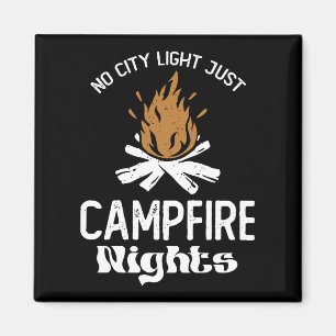 Aimant Pas de lumière de la ville juste des nuits de feu
