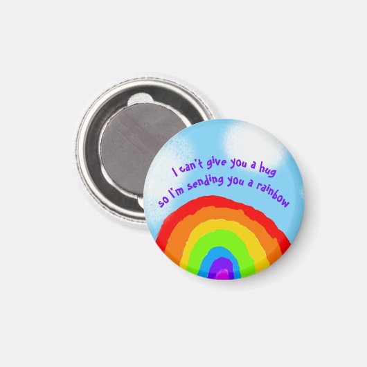 Aimant Pas De Maigre Enceinte Qui Vous Envoie Un Arc En C (Recto/Verso)