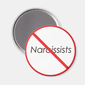 Aimant Pas de Narcissistes ! (Recto/Verso)