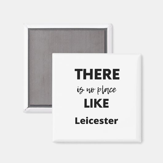 Aimant pas de place comme Leicester (Recto/Verso)