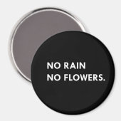 Aimant Pas de pluie ni de fleurs (Recto/Verso)
