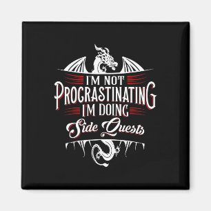 Aimant Pas de quêtes secondaires de procrastination Drôle