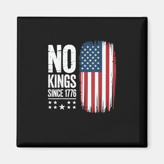 Aimant Pas de rois en Amérique depuis 1776, esprit de lib (Devant)