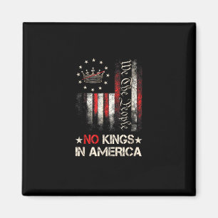 Aimant Pas de rois en Amérique Drapeau USA politique vint