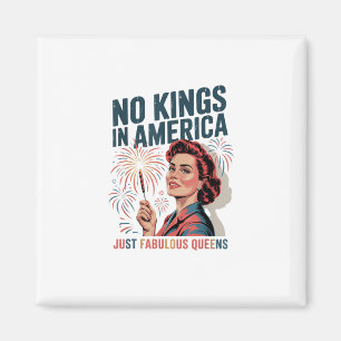 Aimant Pas de rois en Amérique Fabulous Queens Pride 2025