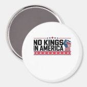Aimant Pas de rois en Amérique USA Minimal Clean (Recto/Verso)