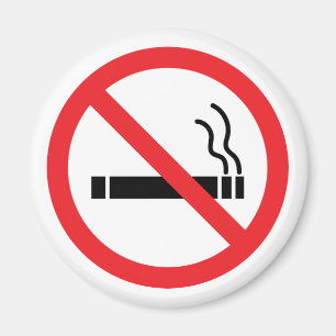 Aimant Pas de signe anti-tabac