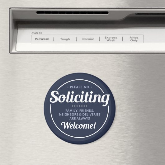 Aimant Pas de sollicitation (modifiable) Entrée avant (In Situ (Lave-vaisselle))