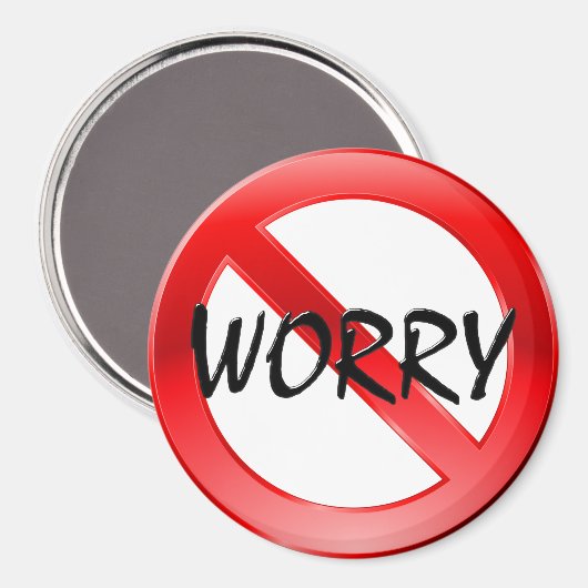 Aimant Pas de souci (Recto/Verso)