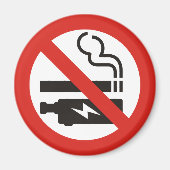 Aimant Pas de tabac ou de clapet (Devant)